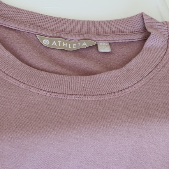 Athleta Long‎ Sleeve Modal XXS Costal Luxe Sweatshirt Purple Womens - Picture 5 of 9